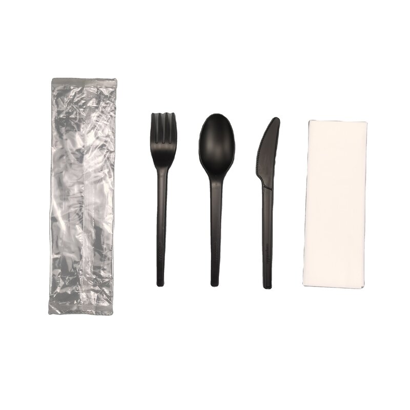 CPLA Flatware Manufacturer - Biodegradable White Fork Spoon Knife for Airline Party