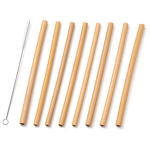 Bamboo Straight Straw Supplier - Eco-Friendly 20cm Nature Reusable 100% Biodegradable