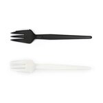 PLA Tableware Supplier - High Temperature Resistant Serrated Fork for Kids Party