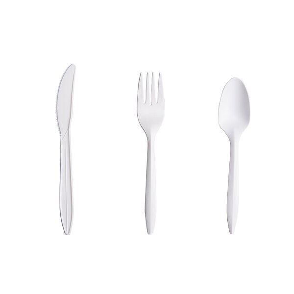 Cornstarch Cutlery Set Supplier - Bulk Box Spoon Fork Knife Biodegradable PSM