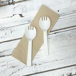 PLA Tableware Set Manufacturer - Custom Biodegradable High Temperature Cake Fork