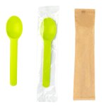 Cornstarch Ice Cream Spoon Supplier - Wholesale Modern Design Biodegradable Tasting