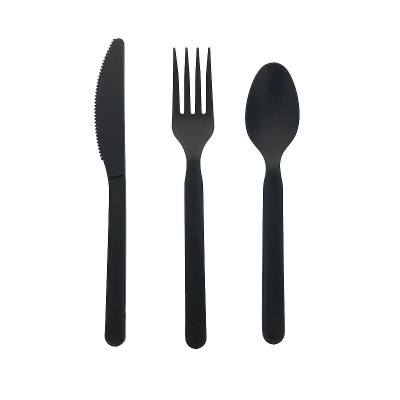 PLA Compostable Utensil Manufacturer - Accept Logo Customized Renewable Inflight
