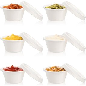 Bagasse Small Cup Factory - Customized Logo Biodegradable 4 Oz with Lid