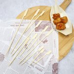 Bamboo Skewers Supplier - Natural for Open Fire Pit Grill Barbecue Hot Dog