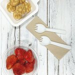 PLA Tableware Set Manufacturer - Custom Biodegradable High Temperature Cake Fork