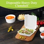 Bagasse Lunch Box Supplier - Wholesale Food Grade Biodegradable Clamshell