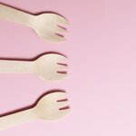 Christmas Wooden Spork Supplier - Dessert Cutlery for Restaurant Catering Party