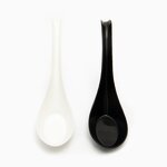 Biodegradable Plastic Soup Spoon Factory - Wholesale Black Disposable for Takeaway