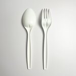 Disposable Fork Supplier - High Quality 17cm Factory-Supplied Cornstarch Cutlery