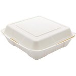 Bagasse Hamburger Box Supplier - Biodegradable Food Container Take Away Lunch Packing