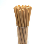 Bamboo Straight Straw Supplier - Eco-Friendly 20cm Nature Reusable 100% Biodegradable