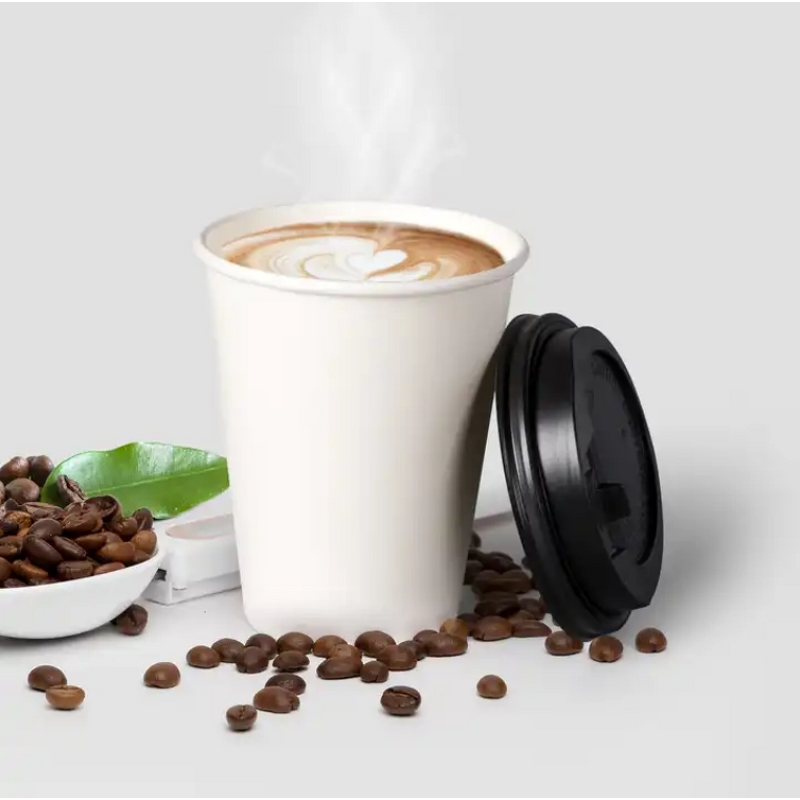 Disposable Paper Cups Manufacturer - 4-16 oz Single Wall for Hot Cold Beverages