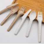 Bagasse Cutlery Supplier - Natural Disposable Lunch Box for Breakfast Lunch Dinner