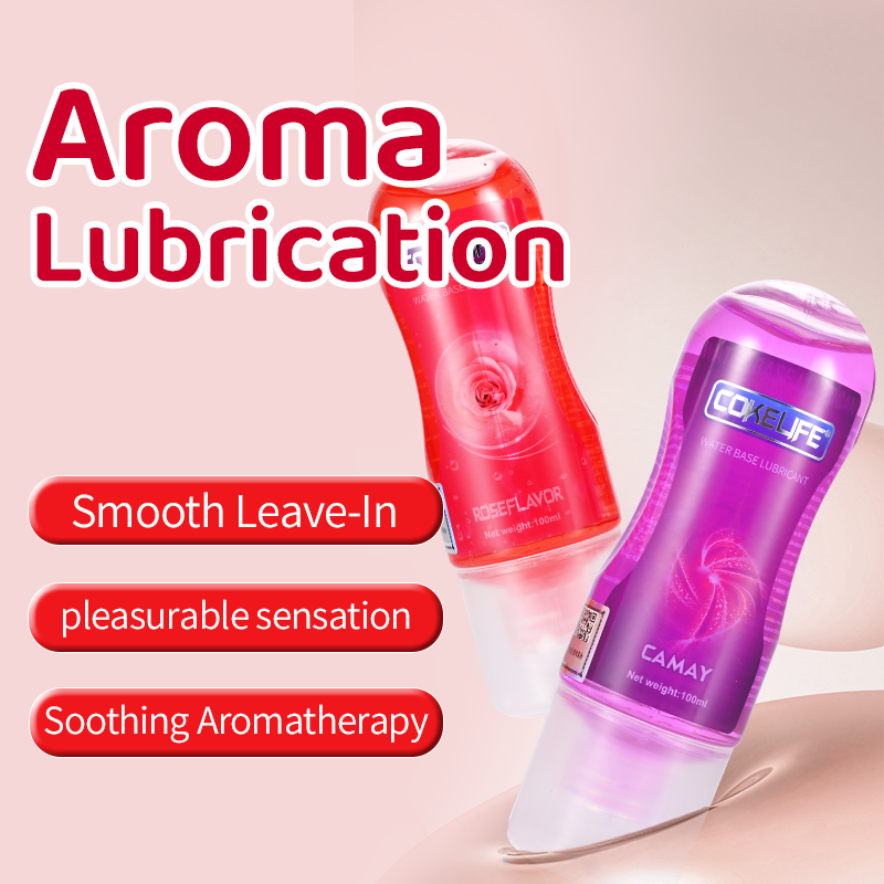 CokeLife ISO1345 Lubricant Factory OEM Rose Flavored Lube Arousal Gel Lubrication Massage 2 in 1 Intimate Glide for Women