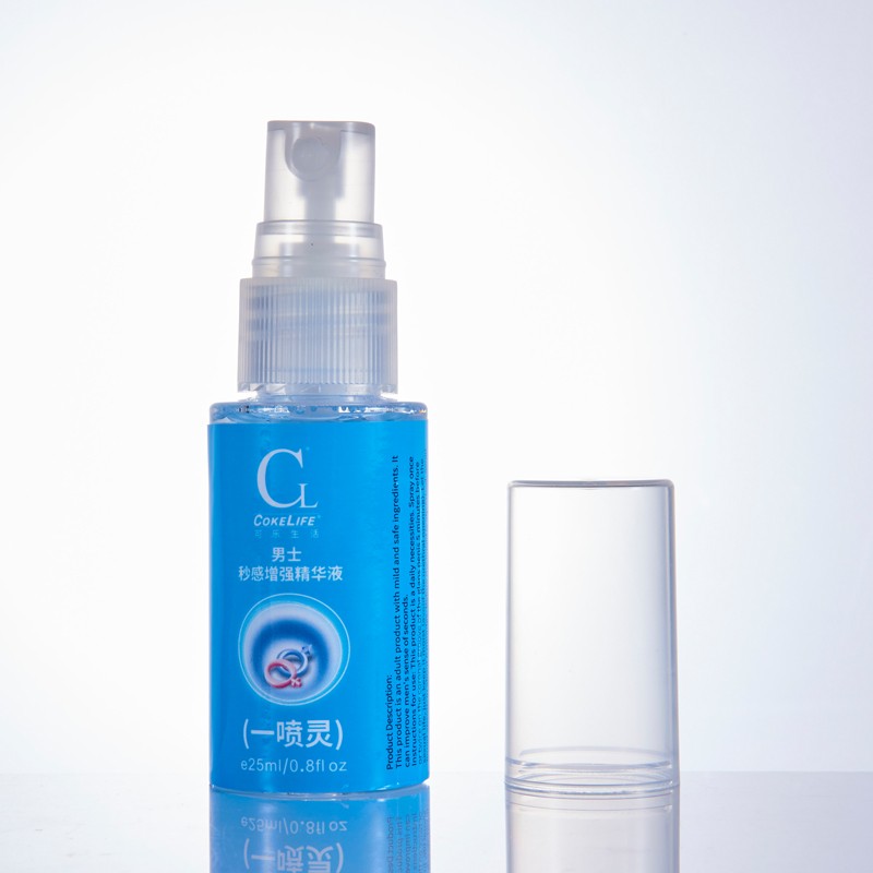 CokeLife Customization 25ml Men Pleasure Enhancement Liquid Male Quick Ejaculation Gel Spray Factory Price