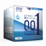OLO性润避孕套001男士超薄透明质酸天然乳胶避孕套