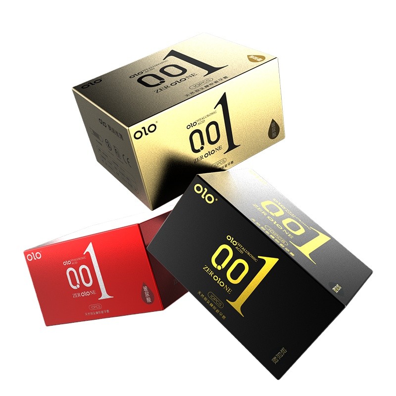 OLO 001 Condoms Ultrathin Hyaluronic Acid Natural Latex Condoms Price for Men Condom