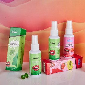 Pinknight Free Sample 30Ml Flavor Oral Sex Throat Delay Spray OEM Logo Edible Lubricant Water Long-Lasting Oral Spray for Men