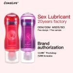 CokeLife ISO1345 Lubricant Factory OEM Rose Flavored Lube Arousal Gel Lubrication Massage 2 in 1 Intimate Glide for Women