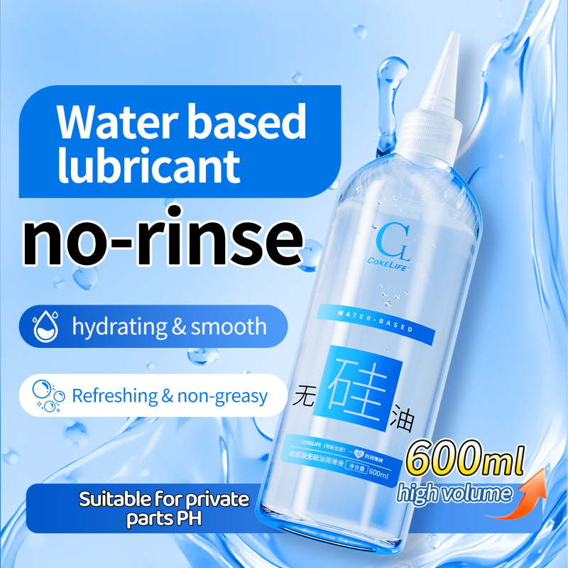 CokeLife 600ml Bulk Wholesale Sexual Intimate Lube Glide Water Base Gel Sex Personal Lube Conductivity Gel for Women