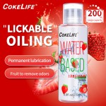 Cokelife 200ml OEM Oral Lube Sex Personal Flavored Lube Edible Gel Nature Edible Fruit Flavor Lube Gel Blow Job Intimate Glide