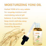 Cokelife OEM阴道Yoni油热卖所有按摩纯精油甜滋润高档性油凝胶30ml