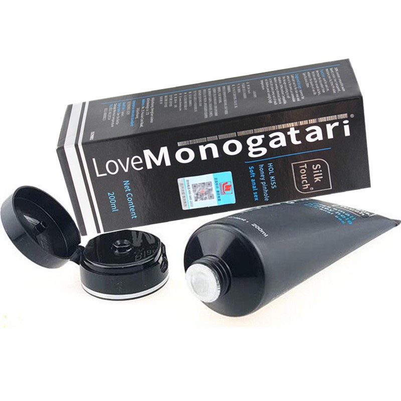 Factory Best Price Black Monogatari Personal Lubricantes Gay Anal Sex Lubricant Gel Water Based Lube 200ml