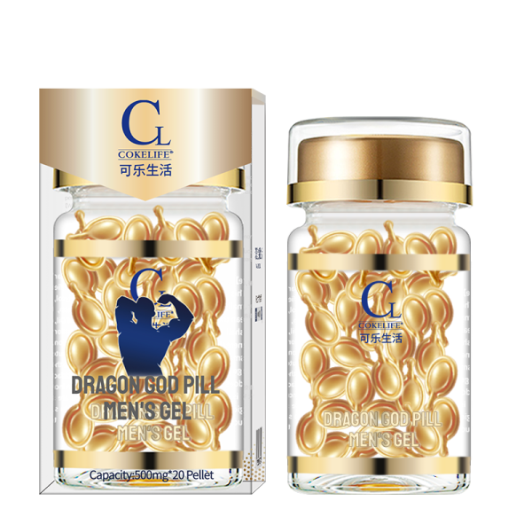 CokeLife OEM工厂直接男性延迟润滑剂胶囊身体护理润滑剂水基润滑剂男性增强补充油