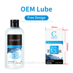 COKELIFE Wholesale Natural Plant Based PH Balanced 500ml Intime Lube Water Based Personal Lubricant Smooth Sex Gel for Women