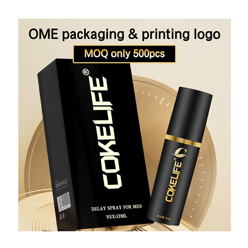 CokeLife 12 ml Men's Long Lasting Delay Stronger Sprays 60 Minute Herbal Ejaculation Delay Spray Penis Timing Oil for Men