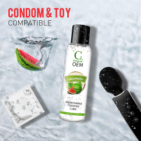 Personal Brand OEM 118ML Edible Oral Sex Lube Oral Sex Gel Blow Job Water Lubricant  Peach Watermelon Flavor Lube