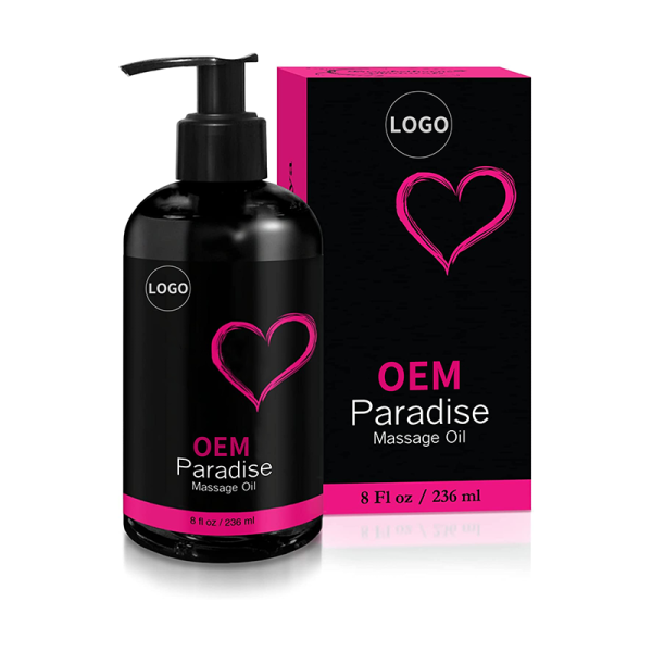 Cokelife OEM Body Massage Oil Moisturizing  236ML Organic Natural Sexual Massage Oil Sex Body Massage Oil for Female and Men