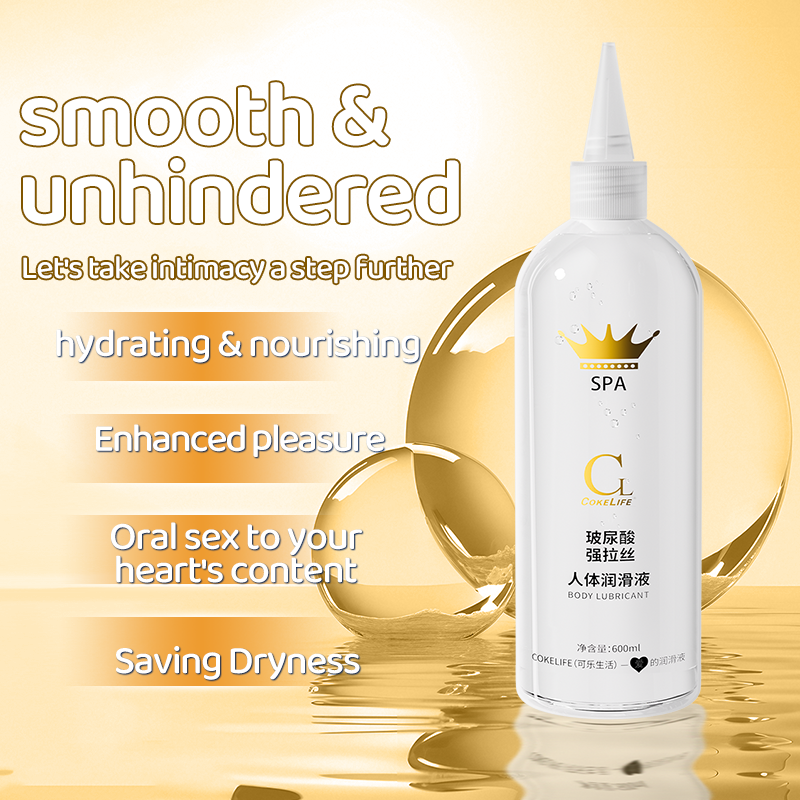 CokeLife ISO9001 Sexual Lube Thick 600ml Bulk Wholesale Conductivity Gel Sex Strong Drawing Intimate Gel for Couple