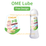 COKELIFE 510K OEM 300ml Vegan Lubricant Sex Adult Products Vaginal Lubricant Water Based Aloe Personal Lubricant Gel