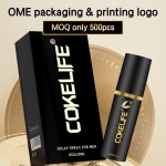 CokeLife OEM出厂价格长时间早春性男性延迟喷雾性定时润滑油免费样品