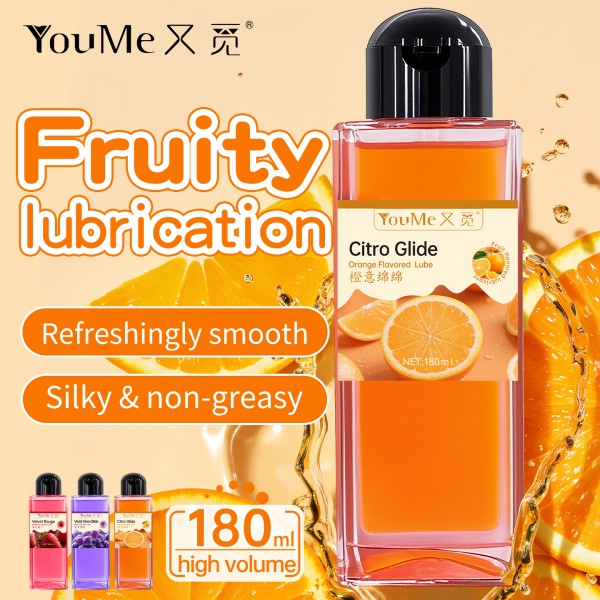 CokeLife ISO9001 180ml Food Grade Oral Sex Gel Lube Water Base Fruit Flavored Intimate Gel Private Label Edible Lube for Women