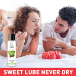 OEM 118ML可食用口交润滑剂口交凝胶吹工作水润滑剂草莓桃西瓜味润滑剂