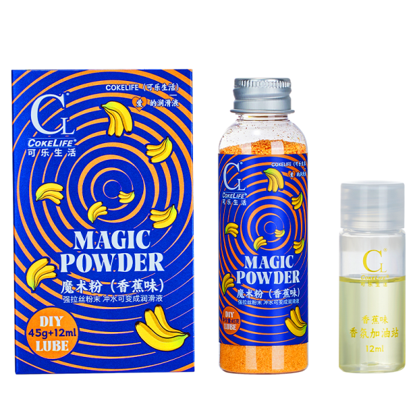 CokeLife 45g Strawberry Lube Gel Powder Fruity Flavored Lubricant Sex Water Based Lubrifiant Sexuel Powder Sexual Oil Jelly