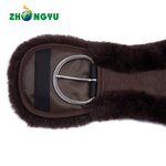 Horse Sheepskin Girth Supplier - Custom Made Brown Western Quilted Cloth