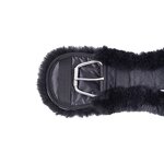 Sheepskin Dressage Girth Factory - Equestrian Black Wool Quilted Western