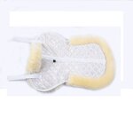Velvet Half Saddle Pad Factory - Custom Made White Numnah Sheep Skin Bareback