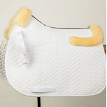 Horse Sheepskin Saddle Pads Factory - Custom Made Quilted Dressage with Real Fur