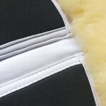 Sheepskin Anti-slip Saddle Half Pad Supplier - Neoprene Shock Absorption