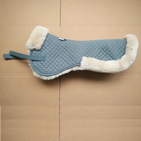 Sheepskin Saddle Half Pad Factory - for Horse Riding Equipment