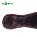 Horse Sheepskin Girth Supplier - Custom Made Brown Western Quilted Cloth