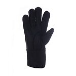 Horse Riding Gloves Supplier - Grey Sheepskin Mitten Navy Blue Set