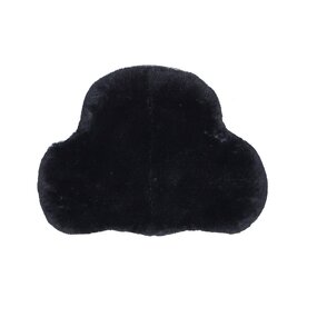 Horse Saddle Seat Cover Factory - Cheap Black Sheepskin Pad Riding
