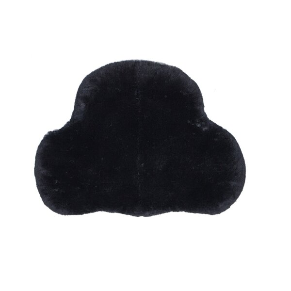 Horse Saddle Seat Cover Factory - Cheap Black Sheepskin Pad Riding