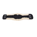 English Sheepskin Girth Manufacturer - Custom Made Dressage Natural Color